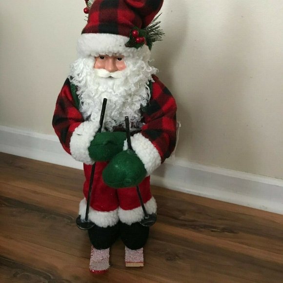 Holiday Lane Other - Holiday Lane Christmas Cheer 18"H Skiing Santa, Created for Macy's NWT